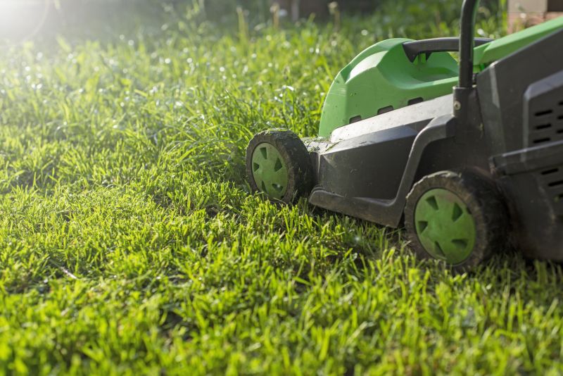 Lawn Mowing Equipment Close-up